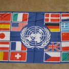 United Nations Country Flag 3x5 feet UN banner new
