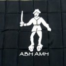 Black Bart Flag 3x5 feet ABH AMH Pirate Banner Bartholomew Roberts Jolly Roger