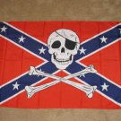 Rebel Pirate Flag 3x5 feet Confederate Jolly Roger new