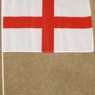 English Flag 12x18 inches England banner wooden stick St George's Cross