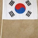 South Korean Flag 12x18 inches Korean banner wooden stick new