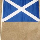 St Andrew's Cross Flag 12x18 inches Scotland banner wooden stick