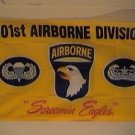 101st Airborne Screaming Eagles Flag 3x5 feet Army Division banner yellow new