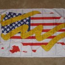 Yellow Ribbon Flag 3x5 feet USA US American Support Our Troops Welcome Home