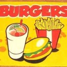 Burger Stand Flag 3x5 feet French Fries restaurant sign
