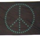 Marijuana Leaf Peace sign Flag 3x5 feet symbol banner