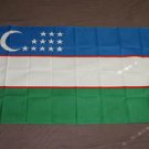 Uzbekistan Flag 3x5 feet banner new