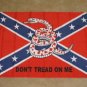 Confederate Don't Tread on Me Flag 3x5 Rebel Tea Party