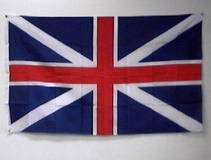 British King's Colors Flag 3x5 feet Royal Crown Britain
