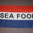 Sea Food Flag 3x5 feet Seafood advertising banner ad sign restaurant market deli