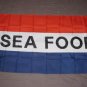Sea Food Flag 3x5 feet Seafood advertising banner ad sign restaurant market deli