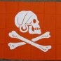 Henry Avery Pirate Flag 3x5 feet Crimson Red Every banner Skull & Cross Bones