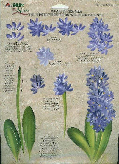 **Donna Dewberry RTG - Hyacinth and Water Lily - Tole Painting