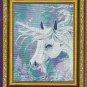 CROSS STITCH PATTERN - WINTER UNICORN - 2002 NEAR NORTH TREASURES ~