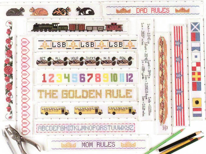 * CROSS STITCH PATTERN for Rulers TGIF Cross Stitch Rules