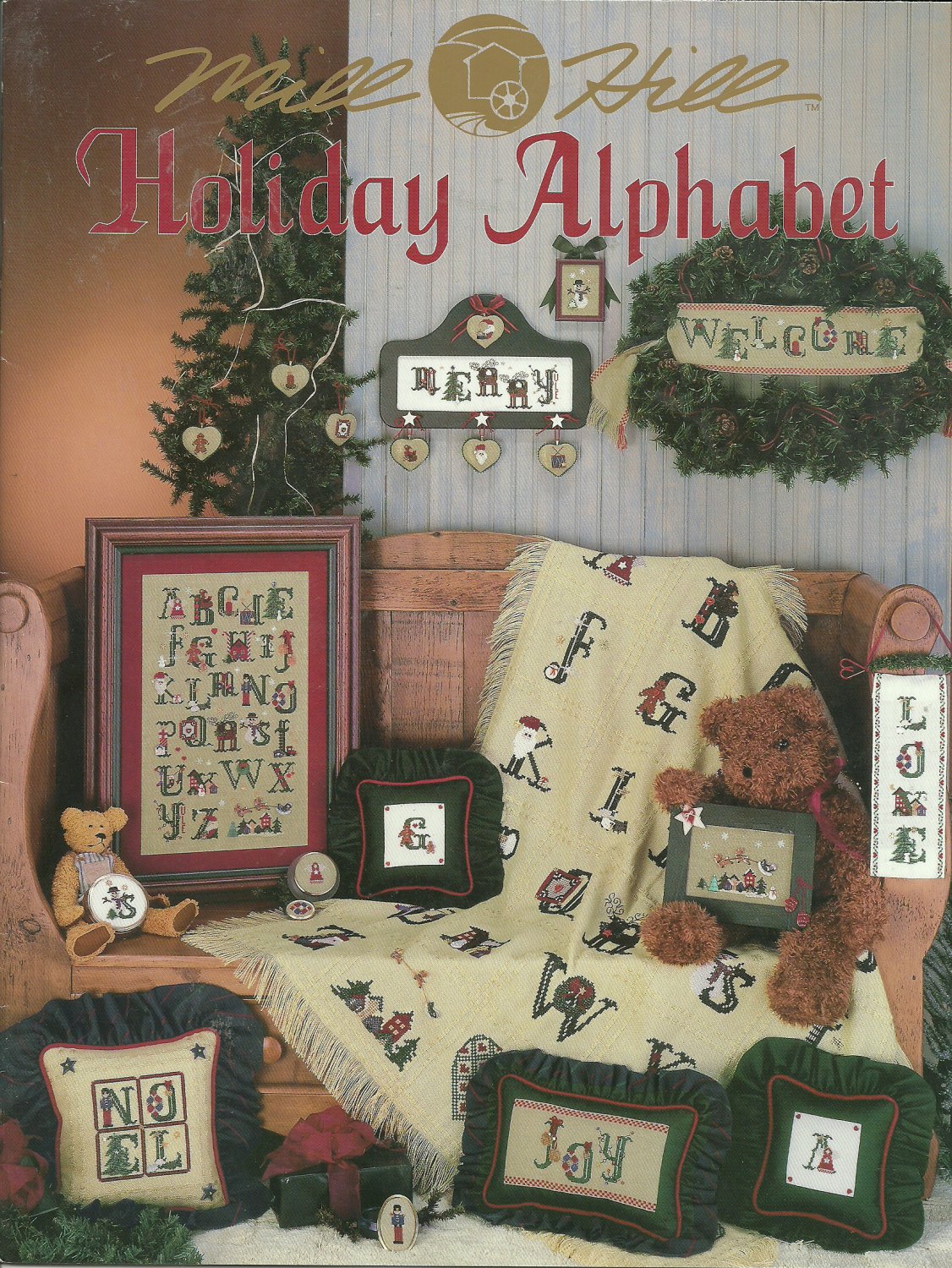 ** Christmas Cross Stitch Patterns MILL HILL HOLIDAY ALPHABETS 1999