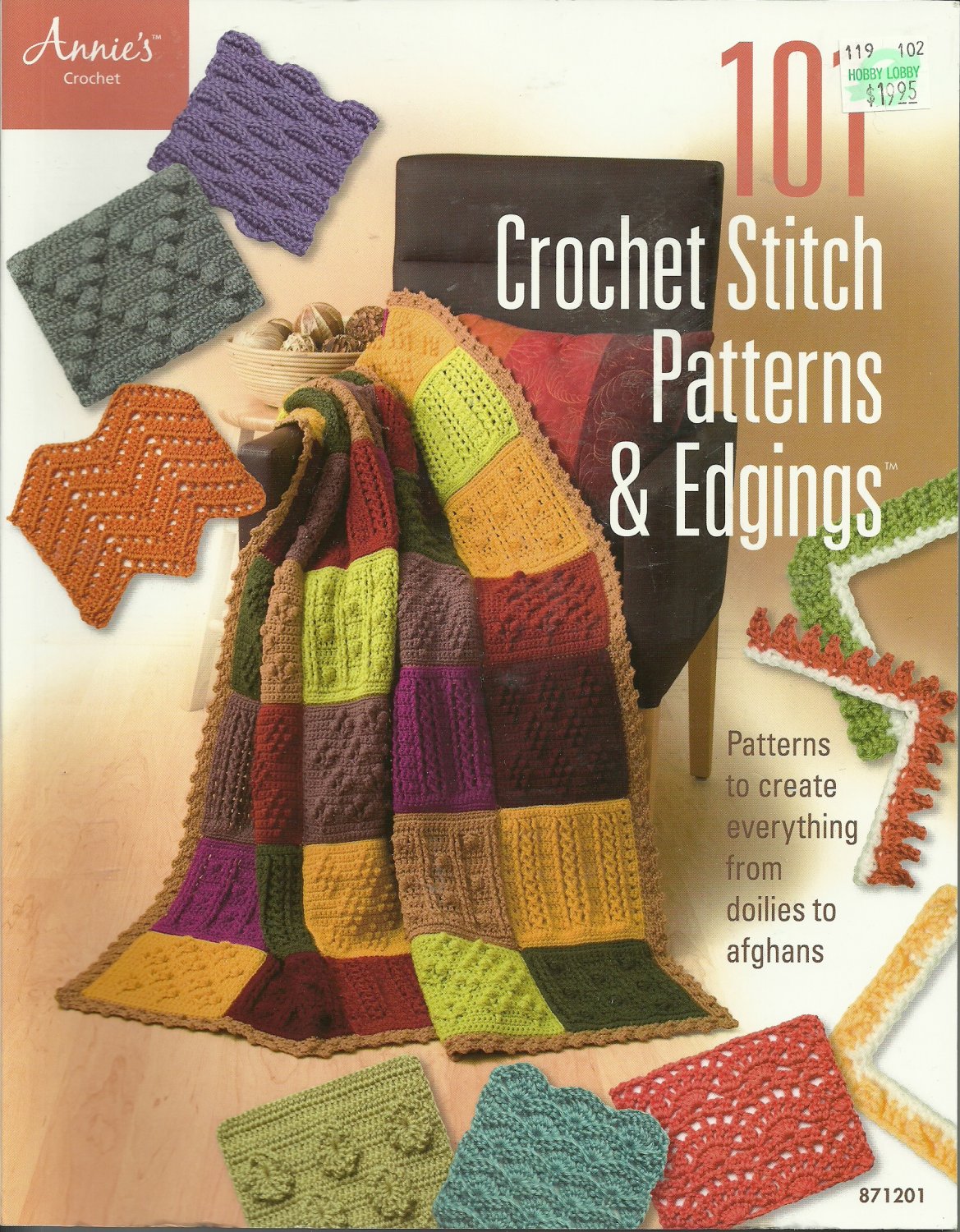 Annie's Crochet 101 Crochet Stitch Patterns & Edgings