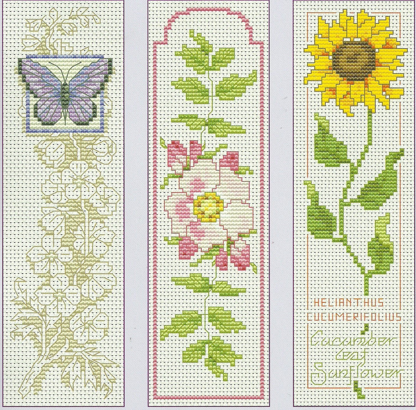Cross Stitch Bookmarks 12 Cross Stitch Designs