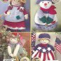 ** CROCHET Annie's Attic Mini Broom Dolls and Magnets by Michele Wilcox