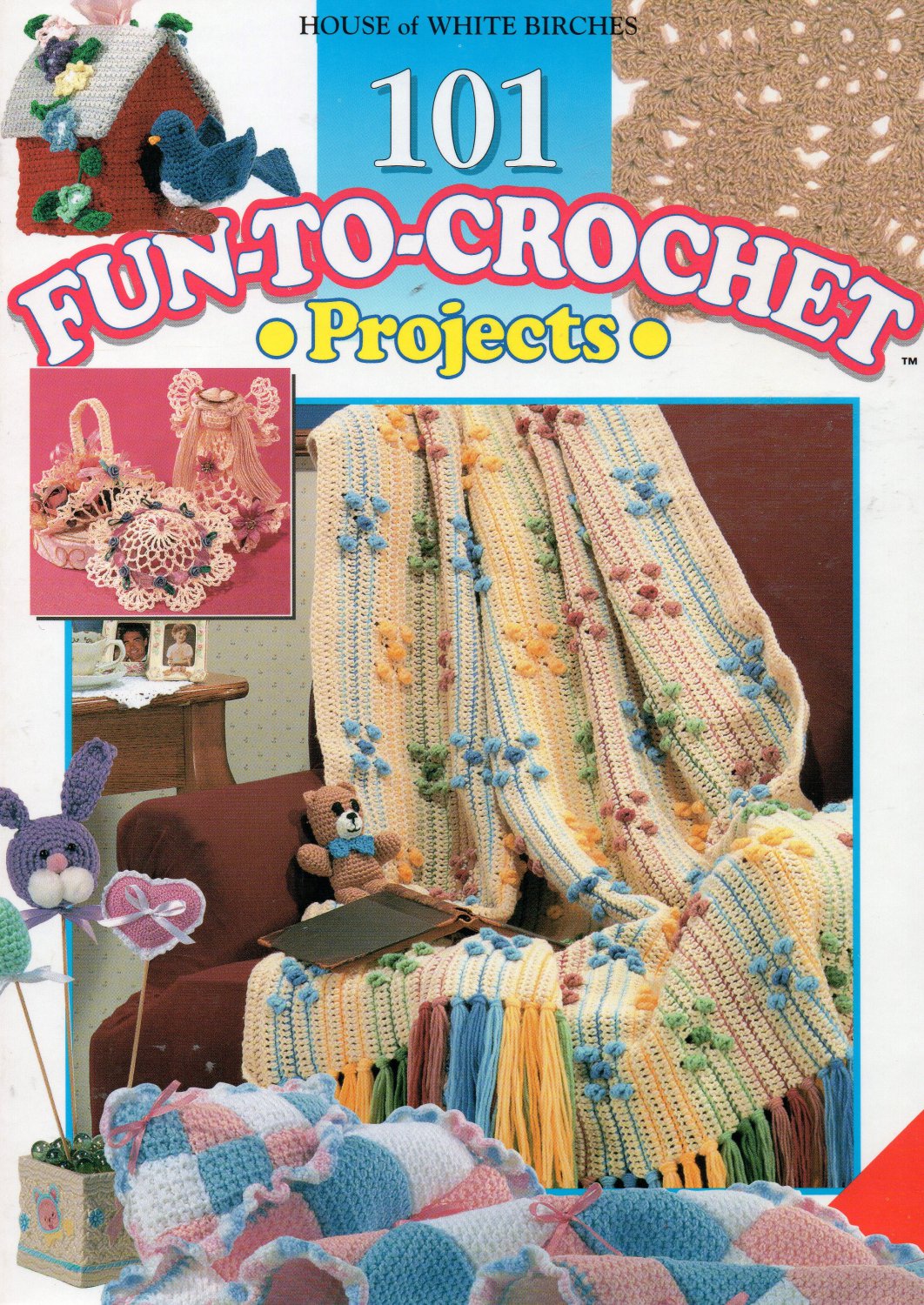 * HB 101 Fun-to-Crochet Projects - Little Boy Outfit - Easter Bunny - Doily +++++