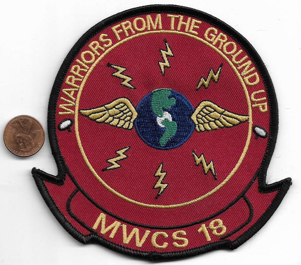 Usmc Mwcs 18 Marine Wing Communications Squadron 18 Patch
