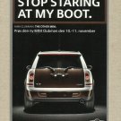 MINI CLUBMAN STOP STARING AT MY BOOT ADVERTISING POSTCARD FROM DENMARK 2007