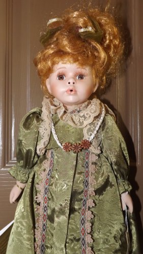 Seymour Mann "Kiss Me" Beautiful Porcelain Doll
