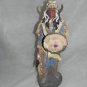 CHIEF STATUE 23 " BEAUTIFUL STATUE MUST SEE porcelain ALMOST 2 FEET TALL