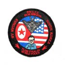 Embroidered Velcro US Korea Army Military Cloth Jacket Patch / Badge - FREE P&P