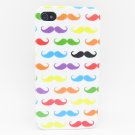 Various mustache Design Hard Back Case Cover for APPLE iPhone 4 4S