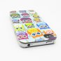 Cute Sky-blue background Owl Design Hard Back Case Cover for APPLE iPhone 4 4S