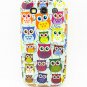 Cartoon Owl Various Forms Design Hard Case Cover for Samsung Galaxy S3 i9300
