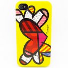 Cute Cartoon Unique heart Design Hard Back Case Cover for APPLE iPhone 4 4S