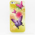 Cute Butterfly colorful Design Hard Back Case Cover For Apple iPhone 5 5G