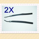 2X Black Wrist Strap Lanyard For Camera Cell phone MP3 MP4 wr