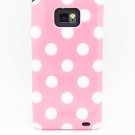 Cute Charm White Spot Back Shell Cover Hard Case for Samsung Galaxy S2 i9100