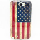 Retro USA Flag Design Hard Back Case Cover for Samsung Galaxy Note 2 II N7100