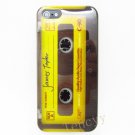 Yellow Old Ancient CD tape Design Hard Back Case Cover For Apple iPhone 5 5G