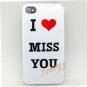 Cute Love Sexy word Design Hard Case Cover for Apple iPhone 4 4S 4G  4 Case
