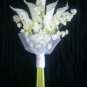 Elegant White Callas Bridal Bouquet