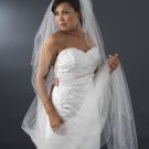 Double Layer Elbow & Cathedral Length Veil with Sparkling Accents V 150