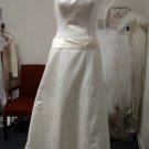 Ivory a line size 10 wedding gown # 808