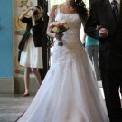 Maggie Sottero size 6 Ivory organza  #779