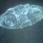 LEAD CRYSTAL RELISH DISH