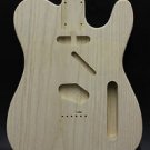 Unfinished 1 Piece Swamp Ash Guitar Body, under 3.5 pounds!