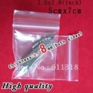 Clear Reclosable Zip lock Bags "2.0 X 2.8" (100 Pcs)