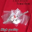 Clear Reclosable Zip lock Poly Bags "2.8 x 4.0" (100 Pcs)