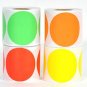 2" Round Inventory Dot Label Sticker (All 4 Colors) 1000-Pack