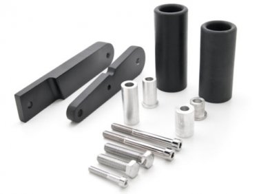 Pro tek Frame Slider Protector Kawasaki 2009 2010 2011 Ninja 650R EX650R Black