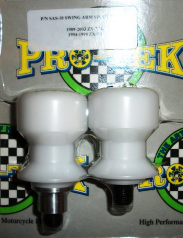Pro-tek Swing Arm Spool Slider Kawasaki 1989 1990 1991 1992 1993 1994 Ninja ZX7R ZX7RR White SAS-10W